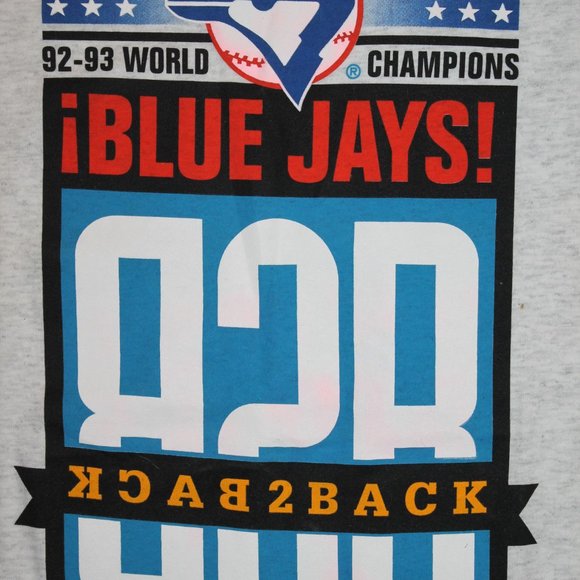 2x BNWT Vintage 1993 Toronto Blue Jays Back 2 Back Shirt(s) - Picture 2 of 7